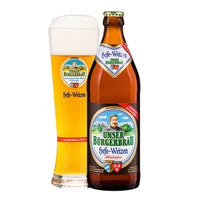 Bürgerbräu Reichenhall Hefe-Weizen alkoholfrei