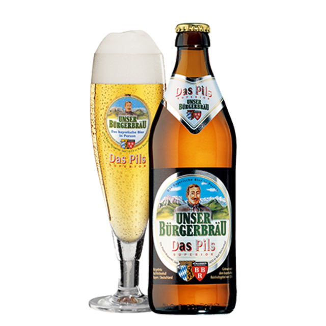 Unser Bürgerbräu Das Pils 0,5 ltr
